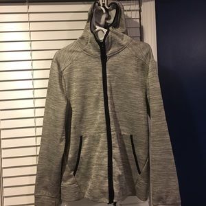 light grey jacket